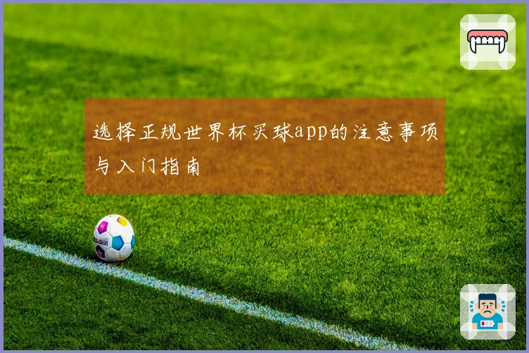 选择正规世界杯买球app的注意事项与入门指南